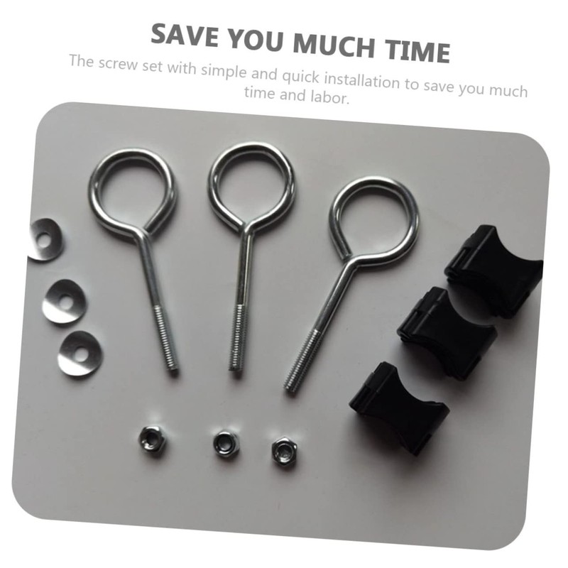 Abaodam 6Pcs Removable Trampoline Nuts Durable Trampoline Accessories for Easy