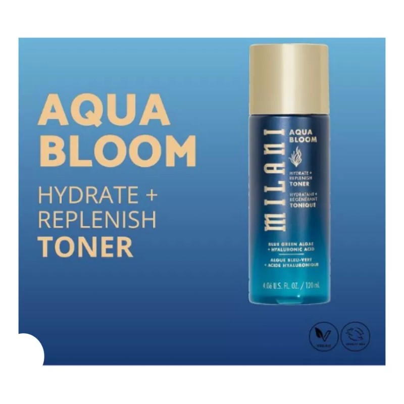 Milani Aqua Bloom Toner Facial Ac Hialuronico, Agua De Mar