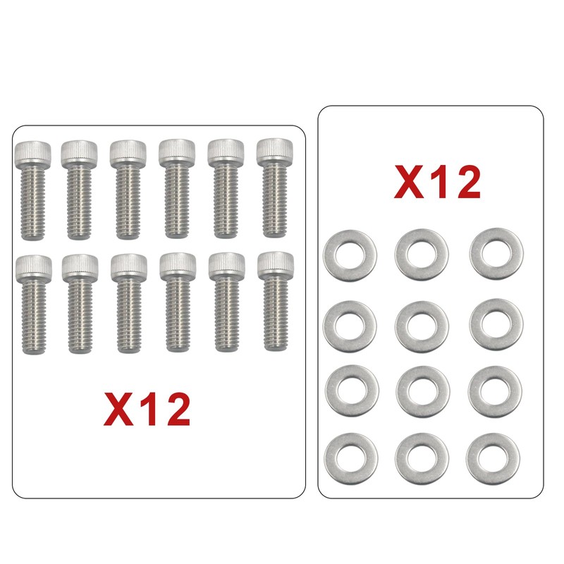 Namolit SBC HEADER BOLTS STAINLESS STEEL KIT SMALL BLOCK Replacement