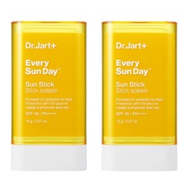 Dr. Jart Every Sunday Sun Stick Cream Organic Tea 2pcs BNS / 닥터자르트 에브리선데이 선 스틱 크림 유기자차 2개 BNS