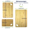 Set of 3 bamboo chopping boards