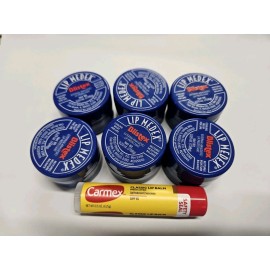 Blistex LIP MEDEX 0.25oz   6  Pack + 1 Carmex Classic Lip Balm
