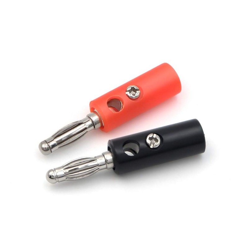 Doyeemei Banana Plug Connector Speaker Audio Adapter Speaker Plug Video