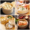 Eummy Bamboo Steamer Basket 10 Inch Dumpling Steamer Chinese Food