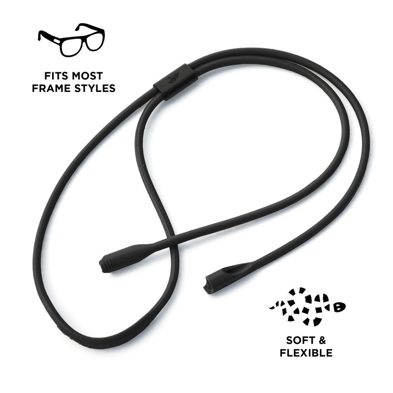 Pilotfish Glasses Strap, Silicone Sunglasses Strap for Eyewear, Adjustable Eyeglass