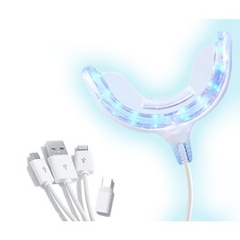 Oral Care Gum Light Tray from Starlite Smile Compatible with Most Smart Phones and USB Ports Comes with Machine-Washable Mesh Storage Bag