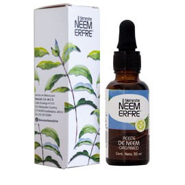  bienestar NEEM ERFRE - Aceite de NEEM Orgánico 100% puro sin diluir - Azadiractina - Natural Vegano Biodegradable (30 ml)