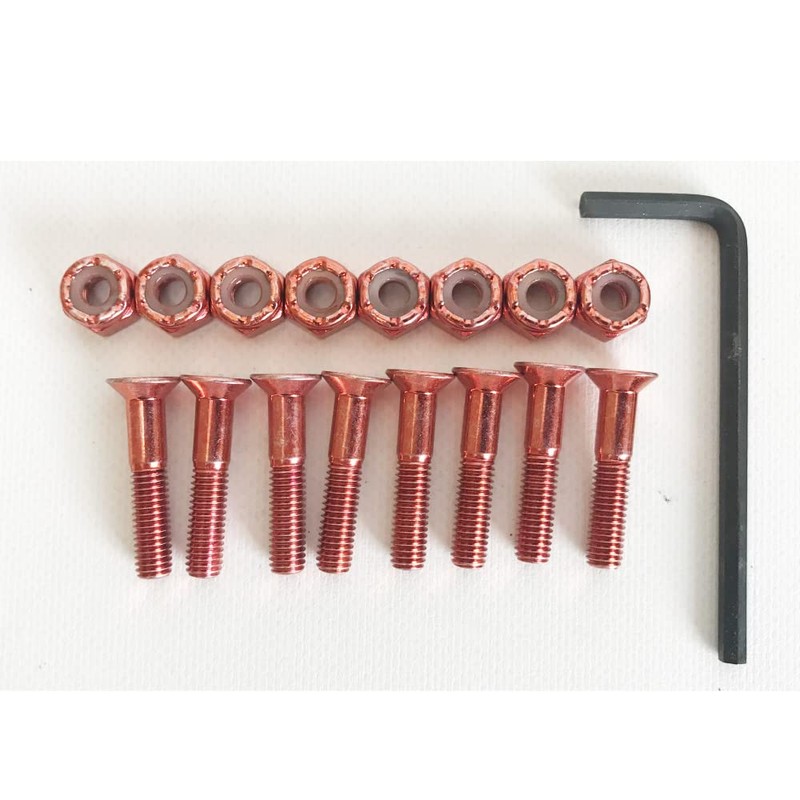 HEAVEN SKATEBOARD Skateboard Screw Set (8 Screws & Nuts) 1