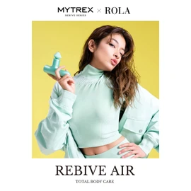 MYTREX マイトレックス REBIVE AIR ホワイト 筋膜リリースガン ハンディガン ボディケア フェイスケア 筋肉ほぐし 振動 肩 腰 足 小型 リバイブエア MT-RBA-22W
