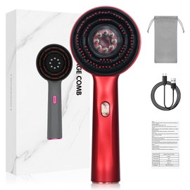 Colexy Electric Head Massager, 3-in-1 Scalp Massage Brush with Head Massage Brush, Hair Oil Applicator, 3 Modes for Head Scalp Massage, Hair Care, SPA, Relaxation, 360° Hair Scalp Care