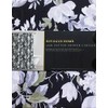 Envogue Designer Shower Curtain Floral Pattern in Shades of Gray