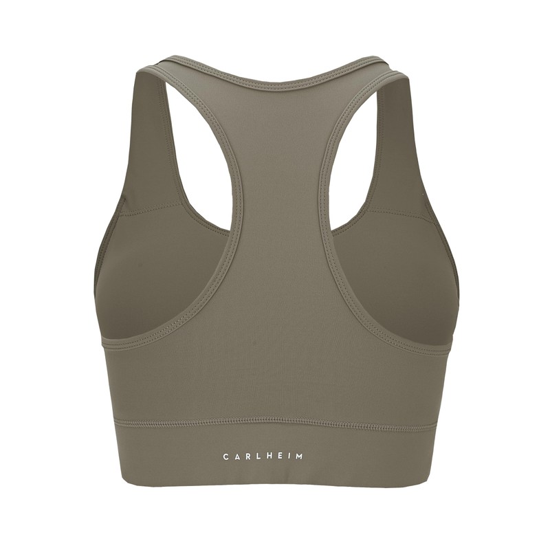Carlheim Women's Serenita Active Collection X-Back Sports Bra, Pink taupe