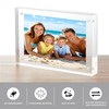Eyaeyao Acrylic Picture Frames 2 Pack, Magnetic Acrylic Frame, Two