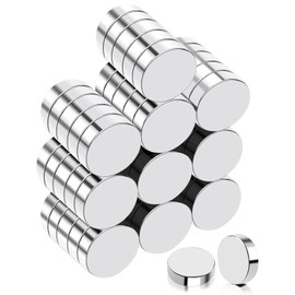 DAFNE Pack of 80 Mini Strong Magnets, 8 x 3 mm Fridge Magnets, Mini Magnets, Small Magnets, Fridge Magnets, Small Neodymium Magnets for Notice Boards, Fridges, Crafts, Office, Kitchen