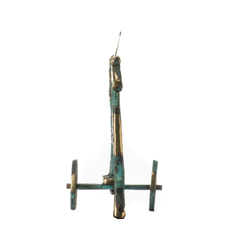Chariot of The Sun Athena with Spear Ancient Greek Bronze