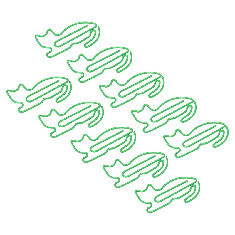100 Pcs Cute Paper Clips Animal Shaped Fun Bookmark Document