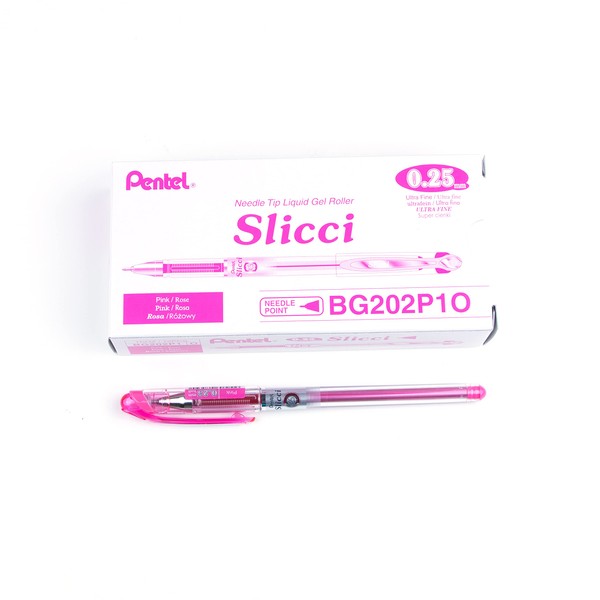 Pentel Arts Slicci Liquid Gel Rollerball Pens, Art, Sketching, Journaling,