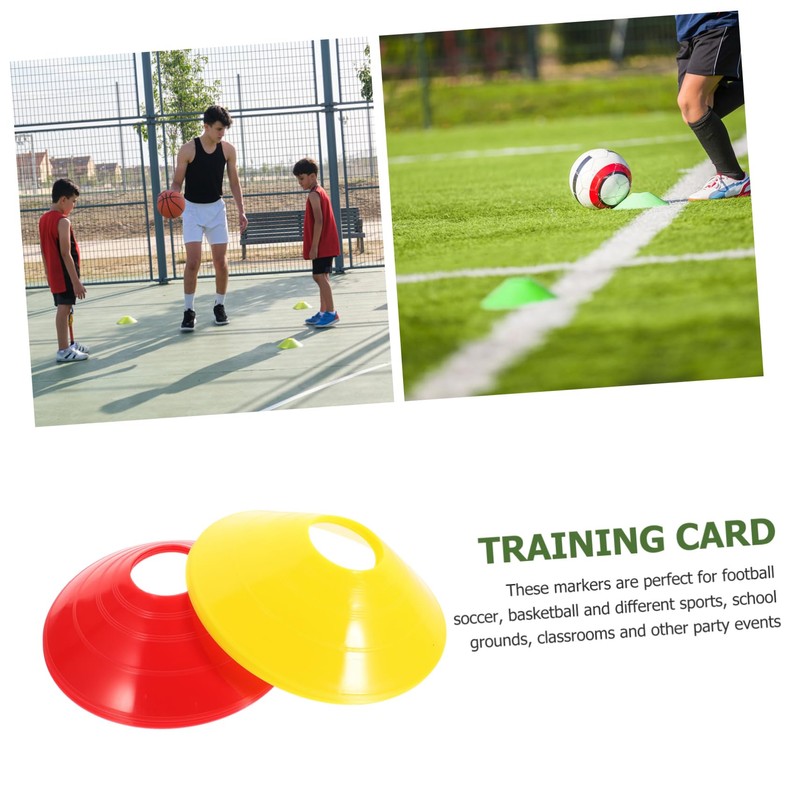 Mipcase Soccer Training Sign Pad 12pcs Training Sign Discs for