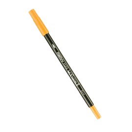 Uchida Marvy Extra Fine Tip Le Plume II Double Ender Marker Pen Art Supplies, Butterscotch