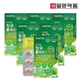 Ilyang Pharm Prime Jingko Plus 500mg x 30 tablets 6 boxes / 일양약품 프라임 징코 플러스 500mg x 30정 6박스