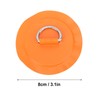 LIYJTK Inflatable Boats D Rings Patch, 4pcs Round PVC Patch