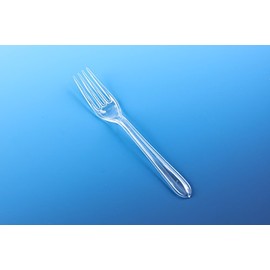 Reusable Clear Heavy Duty Plastic Cutlery (50 Forks)