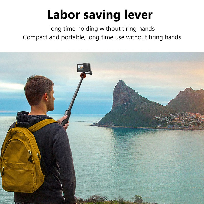 Extendable Selfie Stick Tripod for Pocket 3 Action 4 Aluminum