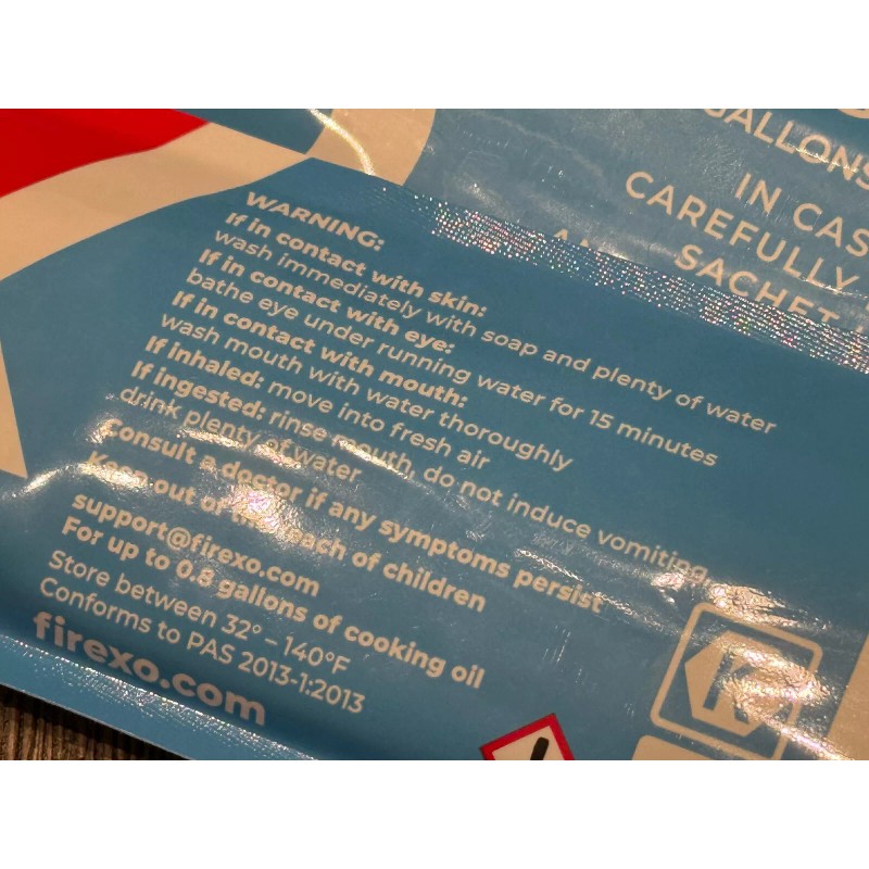 Firexo 3 Pack Firexo Cooking Pan Fire Extinguisher Sachets -