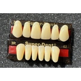 SuperDent Acrylic Resin False Teeth Super-Dent Anterior Upper/Lower Set A2/3R dentures