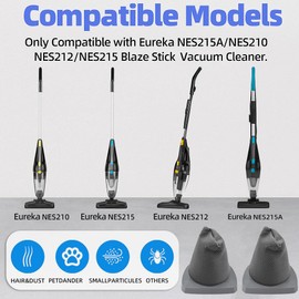 YUJINRU 4 Pack Replacement Filters Compatible with Eureka NES215A/ NES210/ NES212/ NES215 Blaze Stick Vacuum Cleaner, Fits Model N0101 N0102 Series,2 Pack Vacuum Filters & 2 Pack Pre-Motor Filters