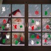 Aflyu 384 Pieces Christmas Foam Stickers Self Adhesive Christams Foam