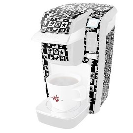WraptorSkinz Decal Style Vinyl Skin compatible for Keurig K10 / K15 Mini Plus Coffee Makers Gothic Punk Pattern (COFFEE MAKER NOT INCLUDED)