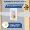 2-PACK GUOFIS Ice Maker Outlet Box with Hammer Arrestor,1/2" PEX-A
