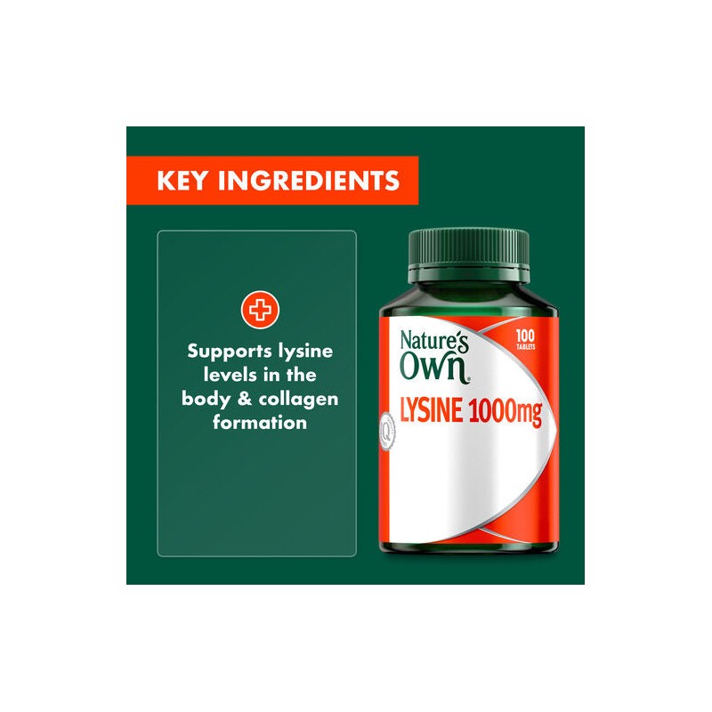 Nature's Own Double Strength Cold Sore Relief 100 Tablets