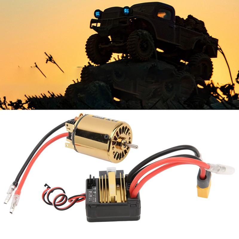RC 540PLUS V2 5 Slot Brushed Motor Set with 80A