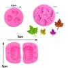 Fall Leaf Chocolate Candy Fondant Silicone Mold，DIY Cookies Candy Gummy