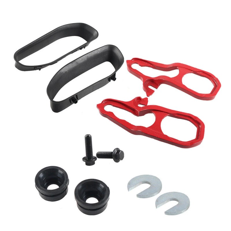 Autopartszone Red Heavy Duty Front LH & RH Tow Hook