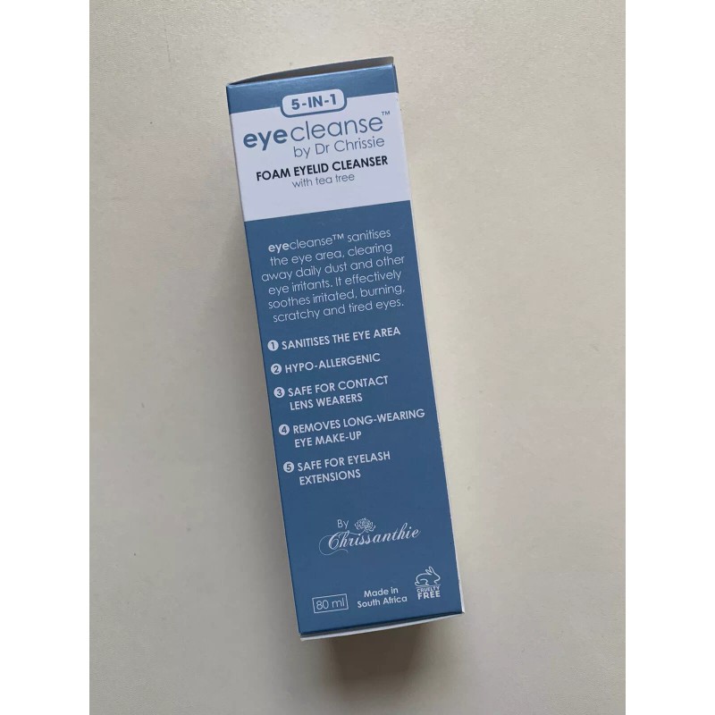 Chrissanthie Eyelid Lash Extension Cleanser Foam NEW in Box!
