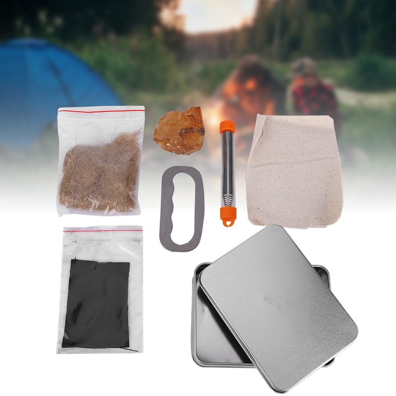 Outdoor Original Survival Ignition Tool Meteorite Camping Fire Pricker Flint