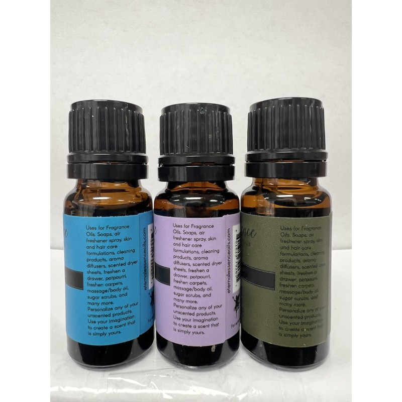 Trio (3) - Eucalyptus, Lavender Chamomile & Frankincense - Premium