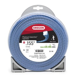 Oregon 20-108 Platinum Gatorline Supertwist Trimmer Line .155-Inch by 100-Foot, Grey/Black
