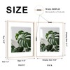 Egofine 11x14 Floating Frames Set of 2, Double Glass Picture