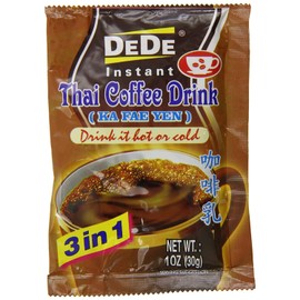 De De Thai Instant Coffee Mix (24 Individual Pack, Total of 24oz)