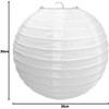 Round Ceiling Paper Light Shade Bamboo, 30 cm Ribbed Style