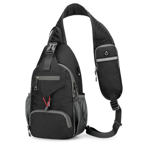 NIERBO Bolsa de Hombro Casual, Bolsa de Pecho Táctica Crossbody