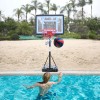 Unbranded 31"x22" Portable Swimming Pool Transparent Backboard Basketball Stand Adjustable
