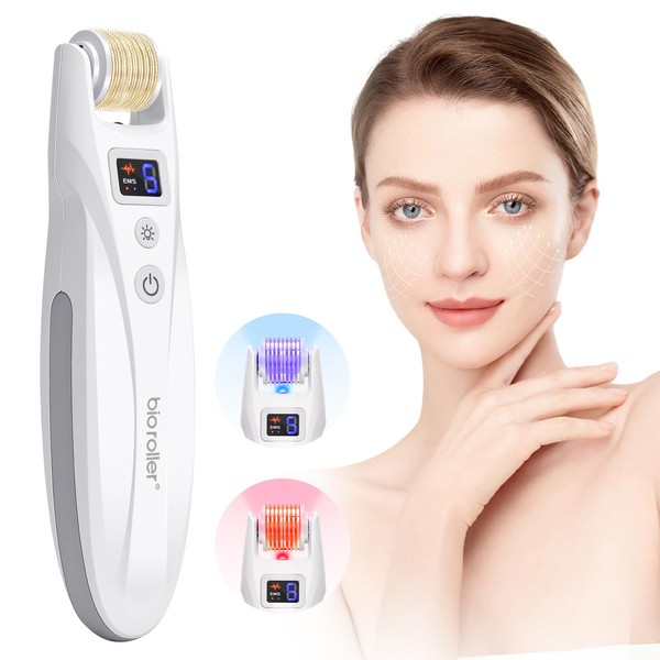 Yofuly Derma Roller Electric with 540 Micro Needles, EMS Microneedling