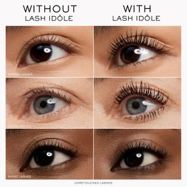 Lancôme Lash Idôle - Rimel a Prueba de Agua con Efecto Abanico, Volumen y Levantamiento, Fórmula Enriquecida con Té Blanco, Larga Duración Hasta 24 Horas, 8 ml