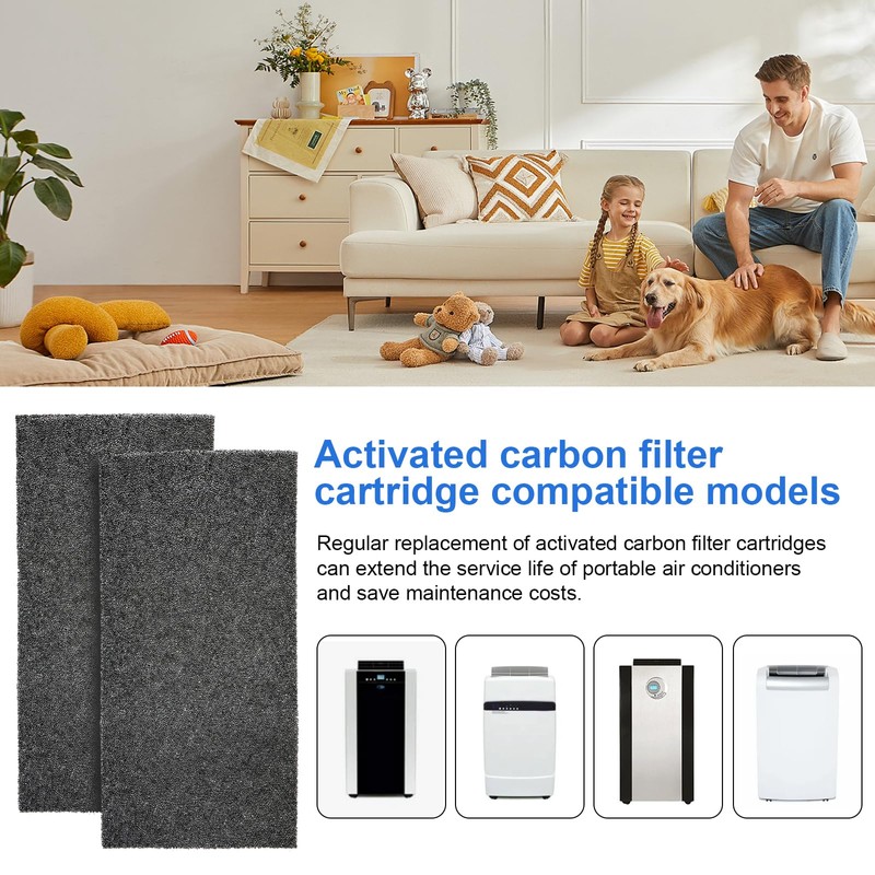 ARC-14S Activated Carbon Filter Cartridge Replacement for Whynter Portable Air