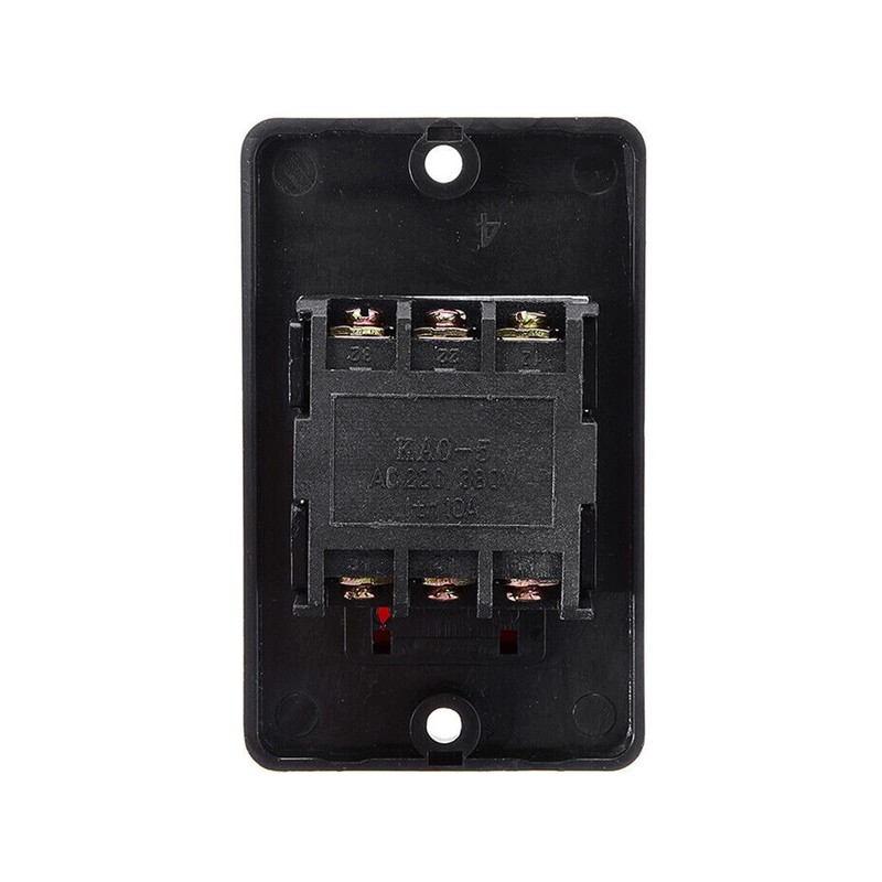 KJD17 5 Pin Waterproof Push Button Electromagnetic Pressure Button Switch,